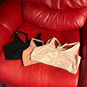 Fruit of the Loom Sports Bras - Black and Pink Set